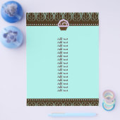 311 Turquoise & Paarse Zwirly Sweet Flyer (Enkel)