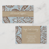 311 TURQUOISE  STROOMSTROOM VISITEKAARTJE (Voorkant / Achterkant)