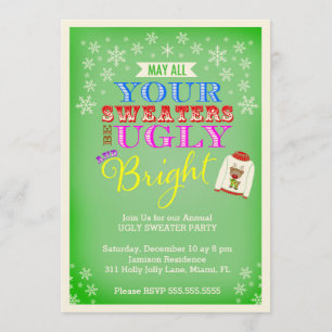 311 Ugly Sweater Party Kaart