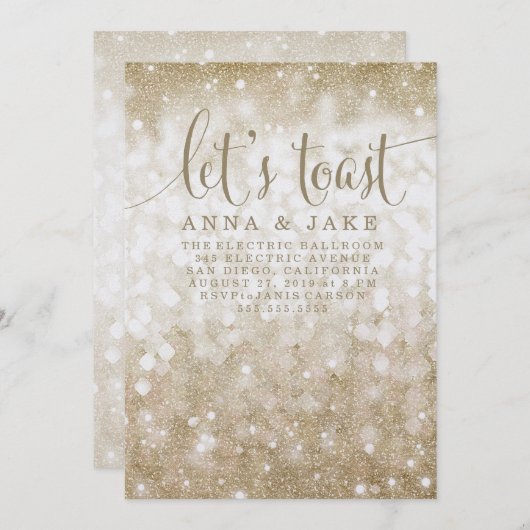 311 Uitnodiging van de Toast Party (Voorkant / Achterkant)