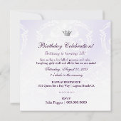 311 Uitnodiging voor Paars (Achterkant)