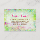 311 Upcycle Cutie Brunette Fuller, afgebeeld Visitekaartje (Achterkant)