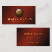 311-Upscale Gourmet Chocolate Visitekaartje (Voorkant / Achterkant)