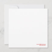 311 Valedictorian Elektrisch Blauw Afstuderen Aankondiging (Achterkant)