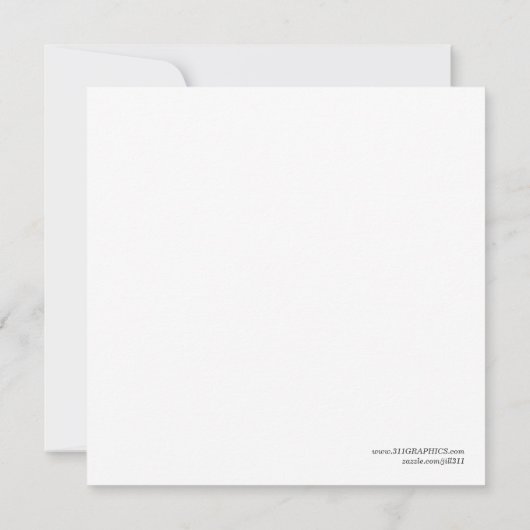 311 Valedictorian Inspirerend Quote Afstuderen Aankondiging (Achterkant)