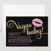 311 Vegas Baby Glitzy Kiss Metallic Kaart (Voorkant / Achterkant)