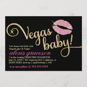311 Vegas Baby Glitzy Kiss Metallic Kaart
