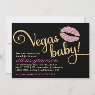 311 Vegas Baby Glitzy Kiss Metallic Kaart