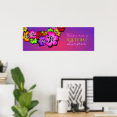311-ventilatorkanon voor de zomerdag | Sunset Poster (Thuiskantoor)