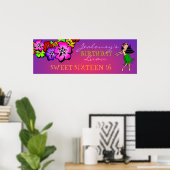 311-ventilatorkanon voor de zomerdag | Sunset Poster (Thuiskantoor)