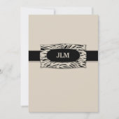 311-Verfijnd Oerwoud Zebra Kaart (Voorkant)