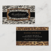 311 Verfijnd Oerwoud Zebra Visitekaartje (Voorkant / Achterkant)
