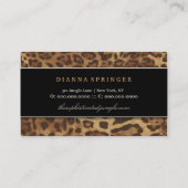 311 Verfijnd Oerwoud Zebra Visitekaartje (Achterkant)