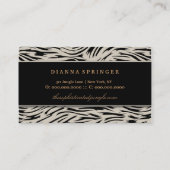 311 verfijnde Luipaard 2 van het Oerwoud Visitekaartje (Achterkant)