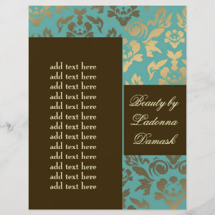 311 Versie 2 Ladonna Damask Topaz Brown Flyer