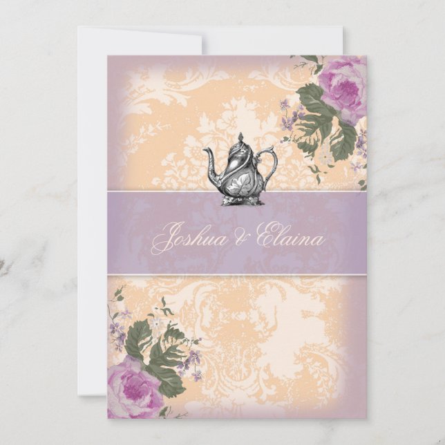 311 Vintage Thee Feest Bruids Bingo (Voorkant)