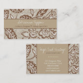 311 VINTAGE VAN KHAKI VISITEKAARTJE (Voorkant / Achterkant)