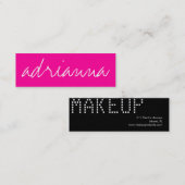 311 Visitekaartje Aangepaste naam Hot Pink (Voorkant / Achterkant)