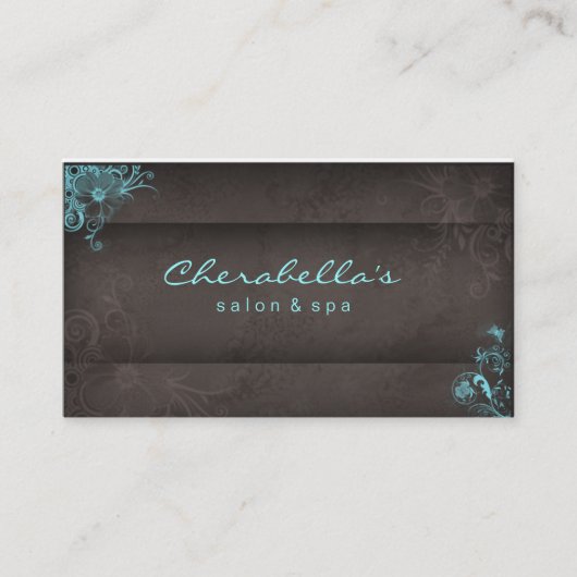 311 visitekaartje van Blauwe Taupe Salon Spa Flora (Voorkant)