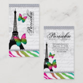 311 Visitekaartje van Butterfly Paris Eiffeltoren (Voorkant / Achterkant)