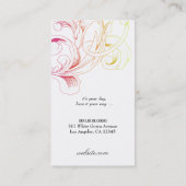 311-Vivid Foliage Flare Noir Visitekaartje (Achterkant)