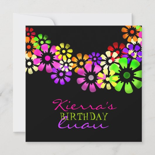 311 Vloerdouche-uitnodiging Kaart (Voorkant)