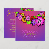 311 Vloerdouche — Uitnodiging | Sunset (Voorkant / Achterkant)