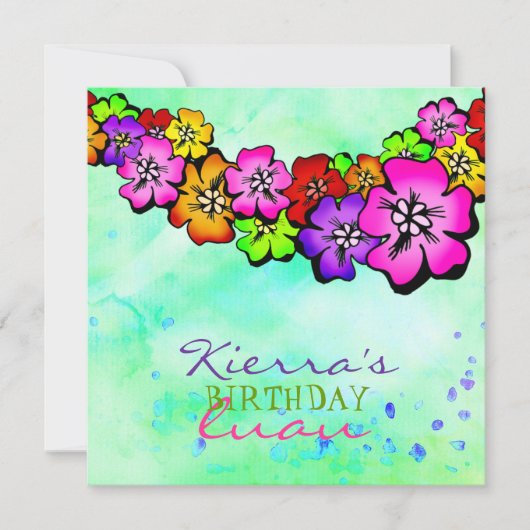 311 Vloerdouche — Uitnodiging | Water (Voorkant)