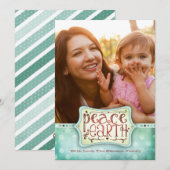 311 vrede op Blauwgroene de Kaart van de Vakantie (Voorkant / Achterkant)