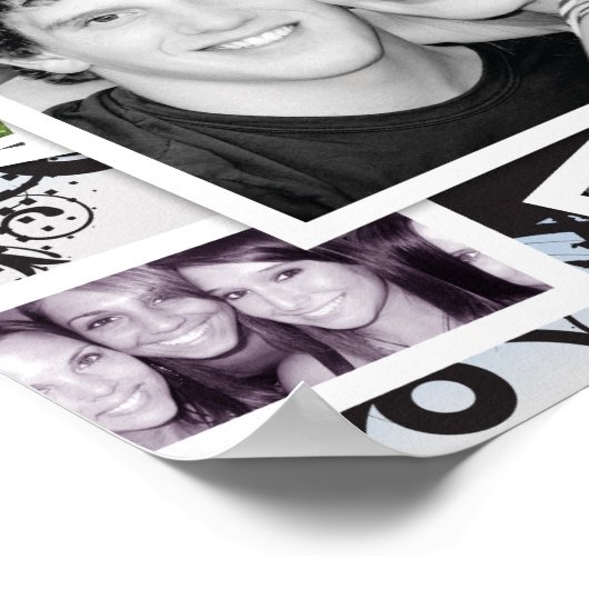 311-vun Afstuderen Collage afdrukken Poster (Hoek)