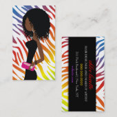 311-ware kleuren regenboog | A American Fashionist Visitekaartje (Voorkant / Achterkant)