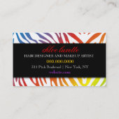 311-ware kleuren regenboog | A American Fashionist Visitekaartje (Achterkant)