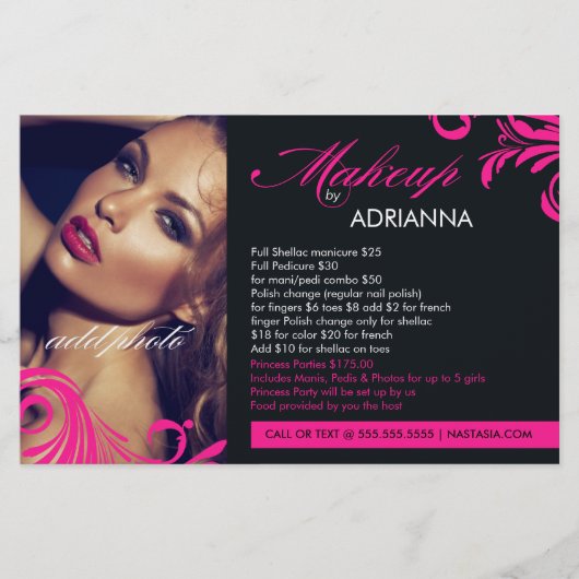 311 warme roze make-up per brochure (Voorkant)