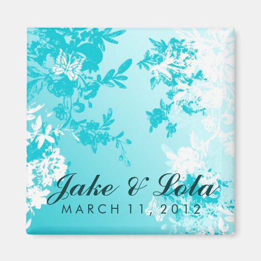 311-WEELDERIG BLAUW BEWAAR DE DATUM MAGNEET (Voorkant)