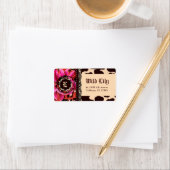 311 Wild Lily Leopard Roze Etiket (Insitu)