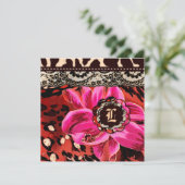 311 Wild Lily Pink Leopard Gift Certificate (Staand voorkant)