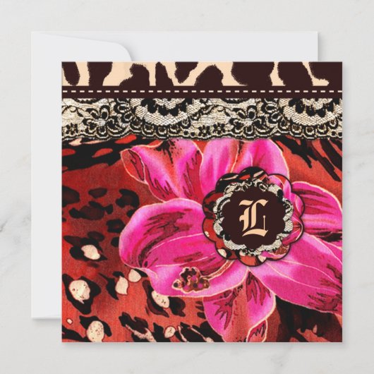 311 Wild Lily Pink Leopard Gift Certificate (Voorkant)