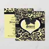 311 Wild op Heart Sweet Sixteen | Quinceanera Kaart (Voorkant / Achterkant)