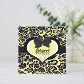 311 Wild op Heart Sweet Sixteen | Quinceanera Kaart (Staand voorkant)