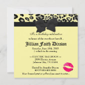 311 Wild op Heart Sweet Sixteen | Quinceanera Kaart (Achterkant)