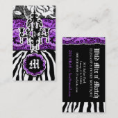 311 Wilde mengeling in Paars Visitekaartje (Voorkant / Achterkant)