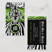 311 Wilde mix in overeenkomende Limoen Visitekaartje (Voorkant / Achterkant)