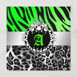 311-Zebra-LeoTique Diamonds n' Kisses Sweet 16 Kaart