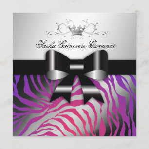 311-Zebra Shimmer Black Paarse Radiance Zoet 16 Kaart