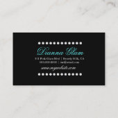 311-Zeopard-teken ontmoet Damask Shimmer ParadiseL Visitekaartje (Achterkant)