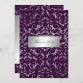 311-Zilver Divine | Eggplant Kaart (Voorkant / Achterkant)