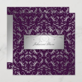 311-Zilver Divine | Eggplant Kaart (Voorkant / Achterkant)