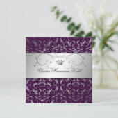 311-Zilver Divine | Eitplant Sweet 16 Kaart (Staand voorkant)