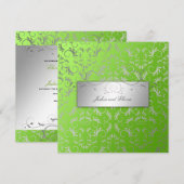 311-Zilver Divine Limoen Vlaams Kaart (Voorkant / Achterkant)