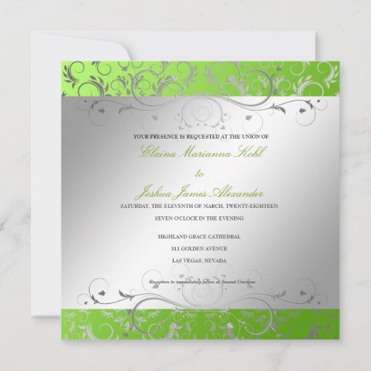 311-Zilver Divine Limoen Vlaams Kaart (Achterkant)